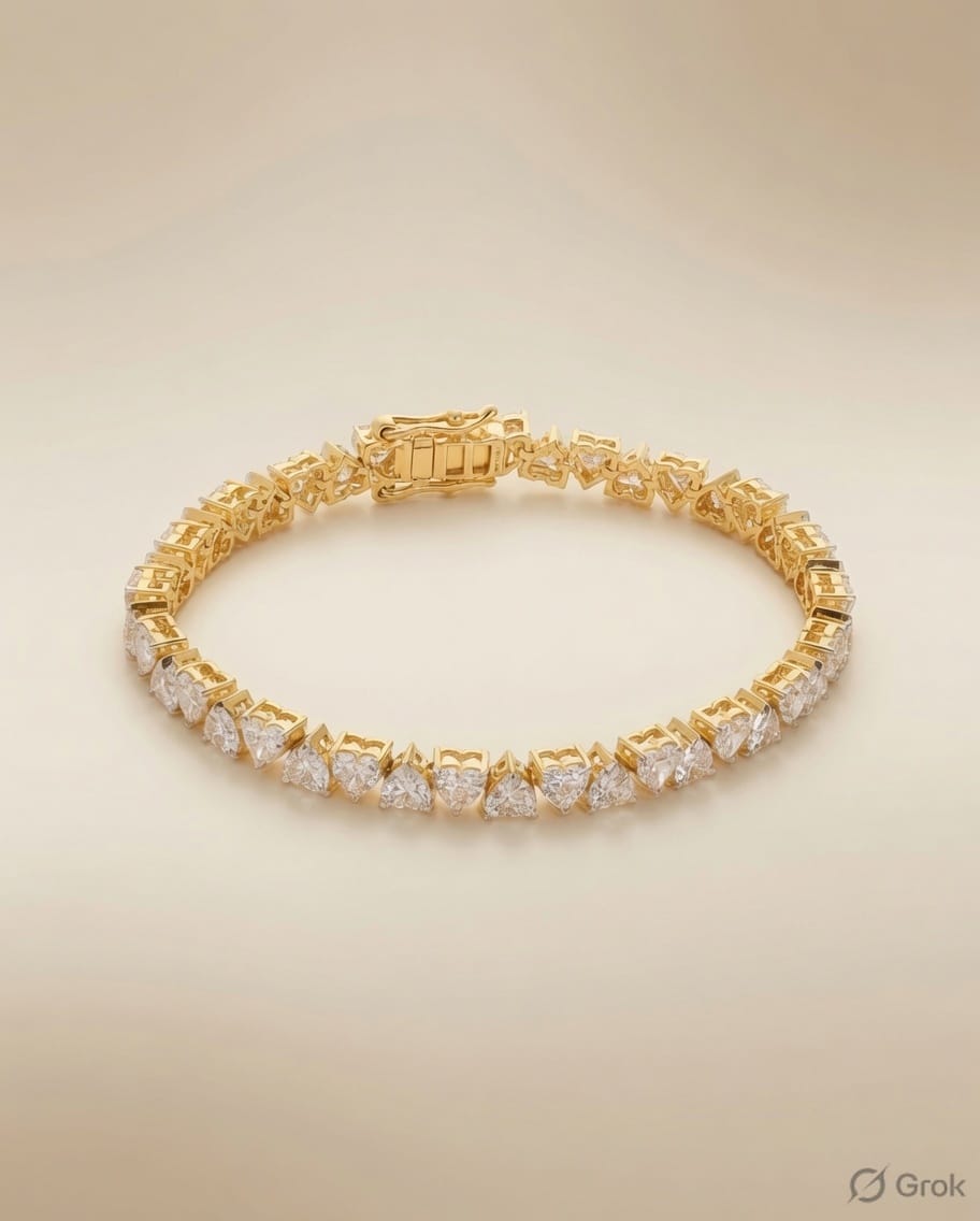Eternal Heart Tennis Bracelet
