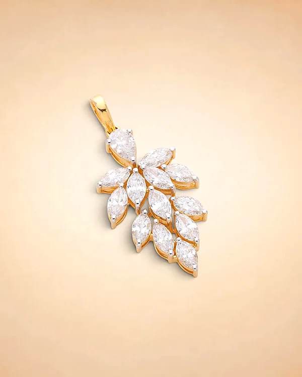Marquise Diamond Cascade Pendant
