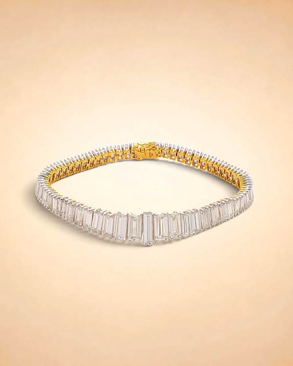 Baguette Brilliance Tennis Bracelet