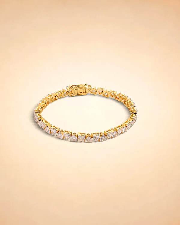 Eternal Heart Tennis Bracelet