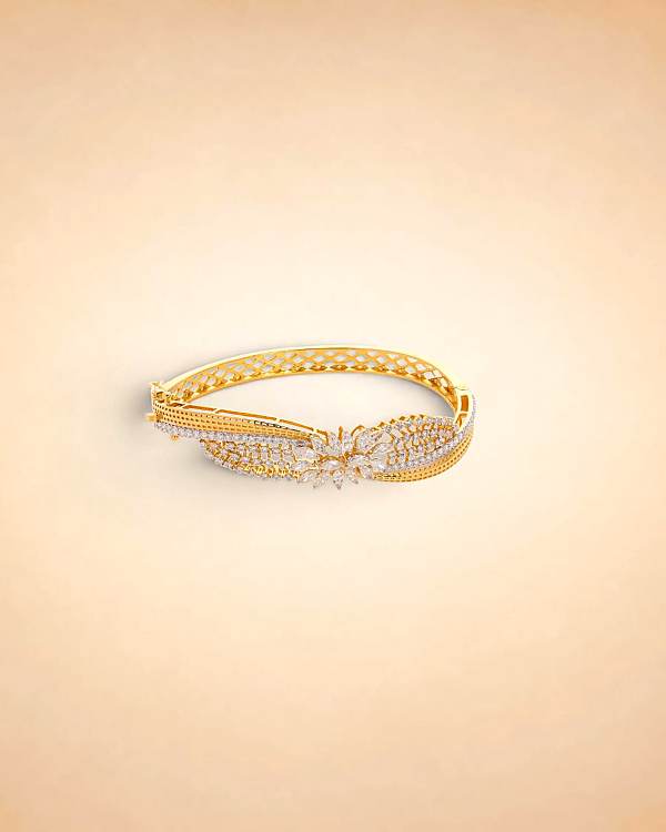 Opulent Petal Diamond Bracelet 