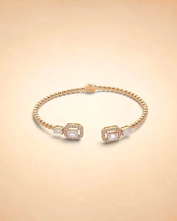 Nova Emerald-Cut Diamond Bracelet