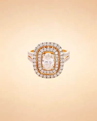 Celestial Double Halo Diamond Ring