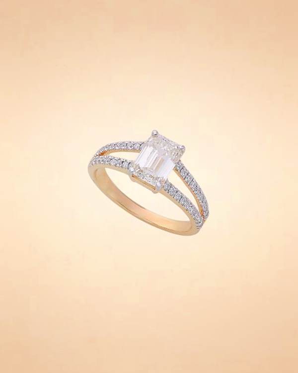 Eternity Embrace Emerald-Cut Ring